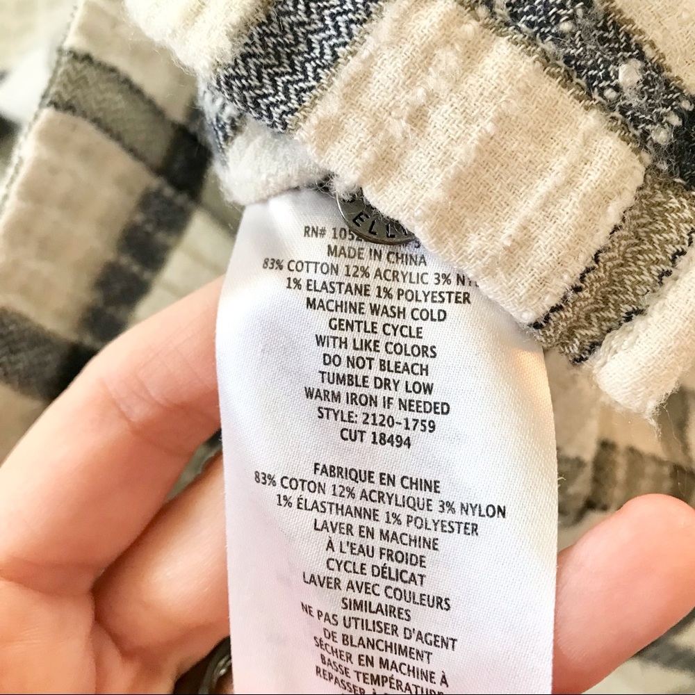 Current Elliott Plaid Button Down - image 8